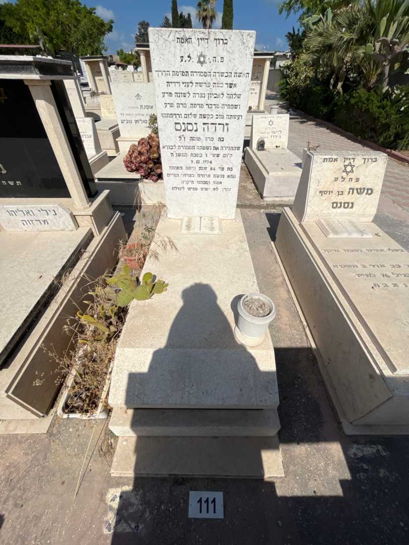 קברו של ורדה נסנס