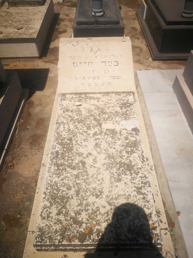 קברו של חיים בכר