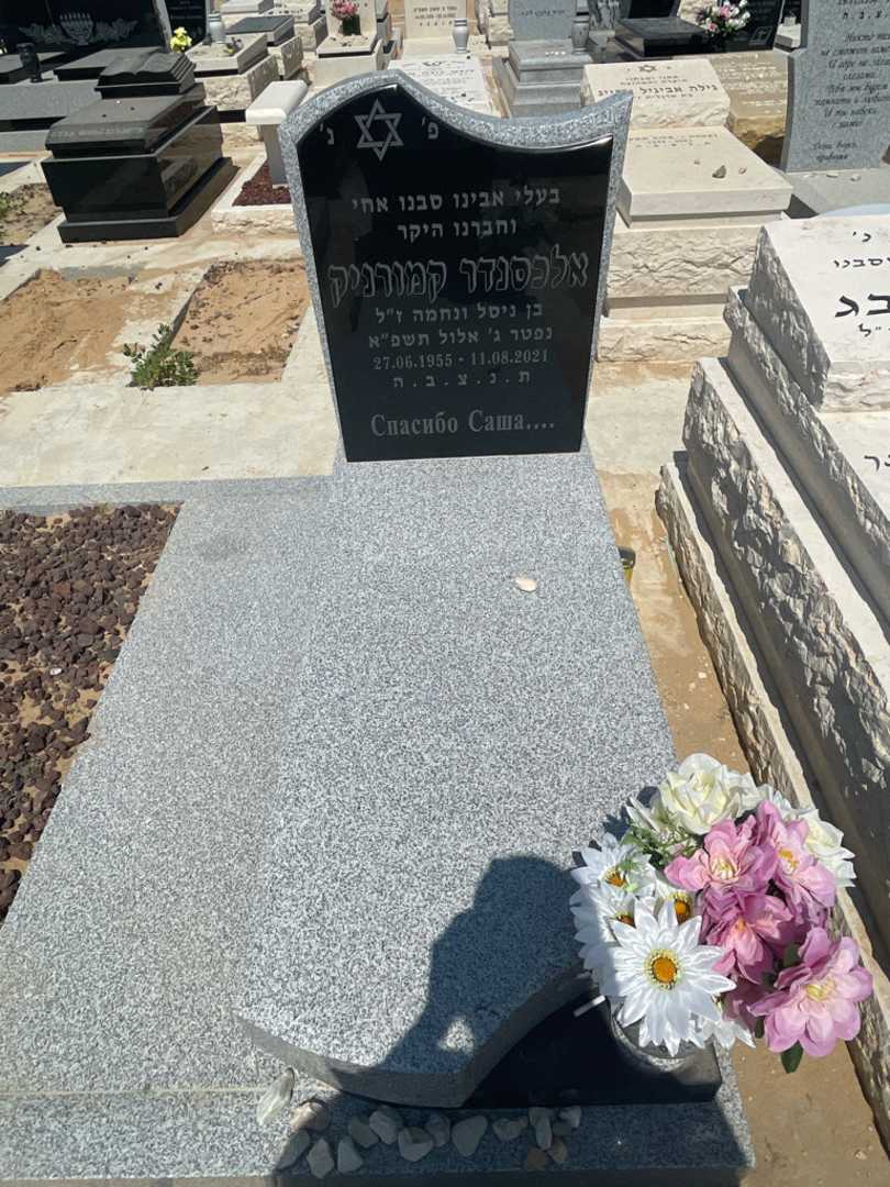 קברו של אלכסנדר קמורניק. תמונה 1