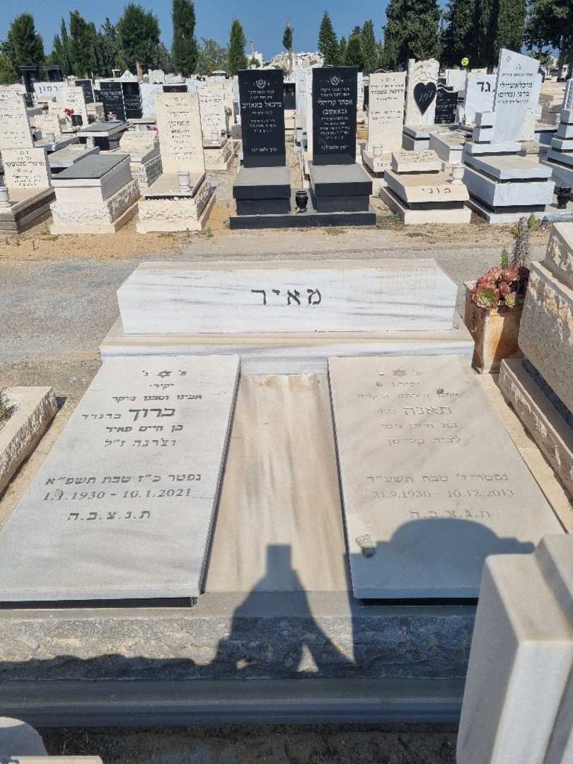 קברו של תאנה "ברנרד" מאיר. תמונה 1