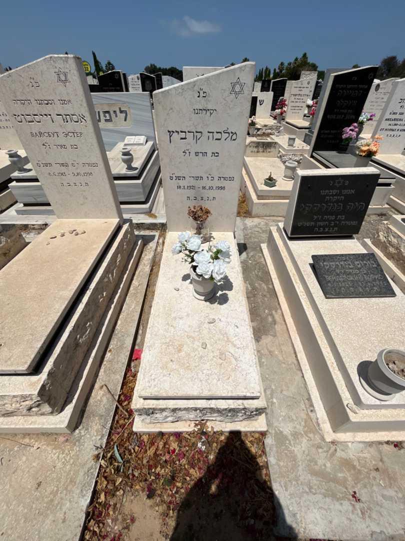 קברו של מלכה קרביץ