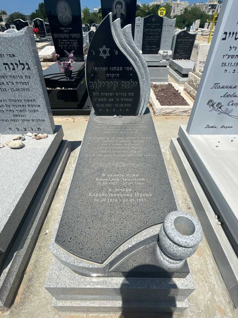 קברו של ילנה קירילוב
