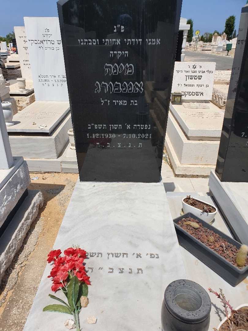 קברו של מינה אננבורג