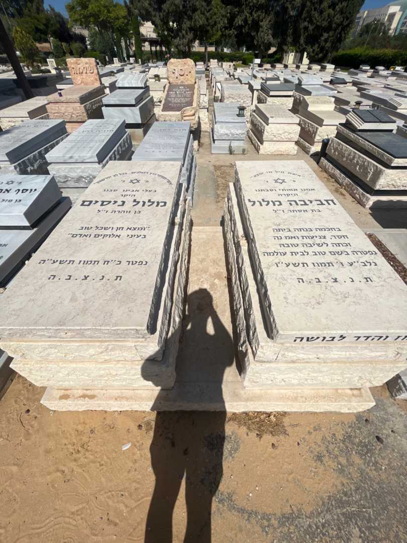 קברו של ניסים מלול. תמונה 2