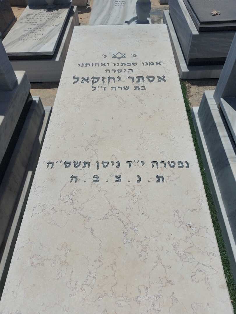 קברו של אסתר יחזקאל