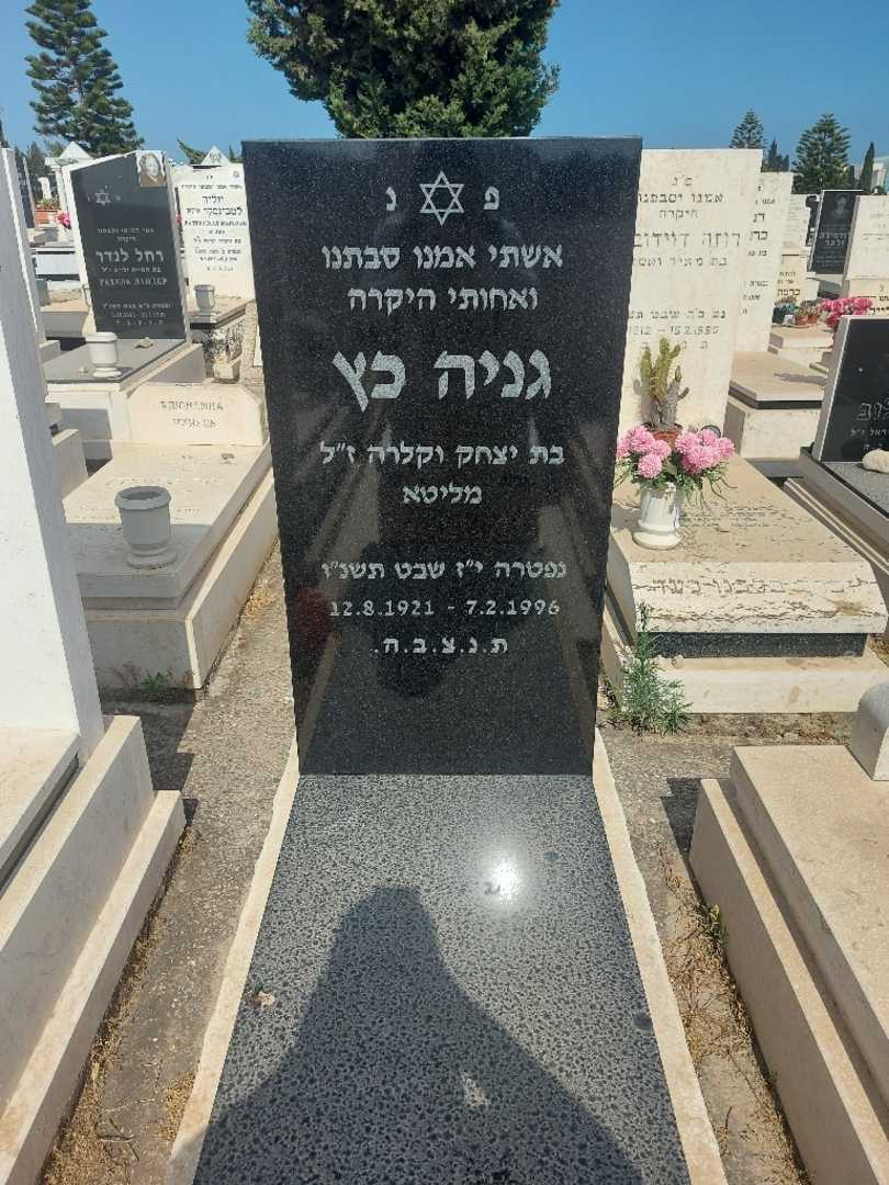 קברו של גניה כץ