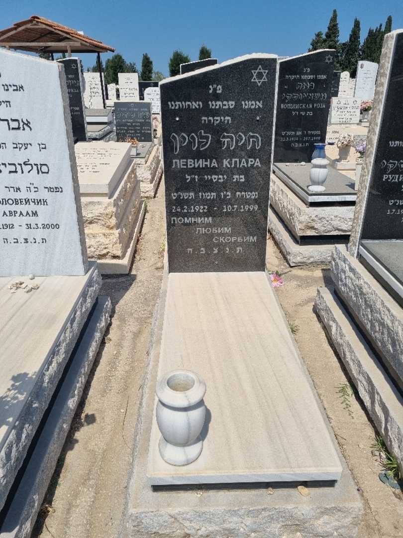 קברו של חיה לוין