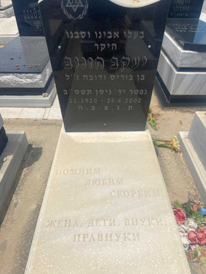 קברו של יעקב חזנוב