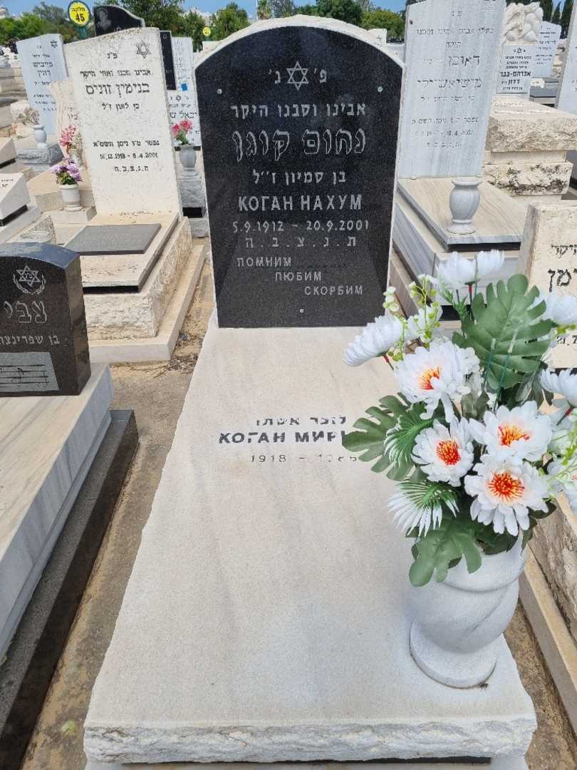 קברו של נחום קוגן