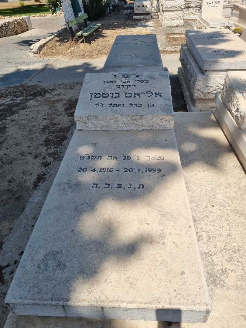 קברו של אליאס גוטמן. תמונה 2
