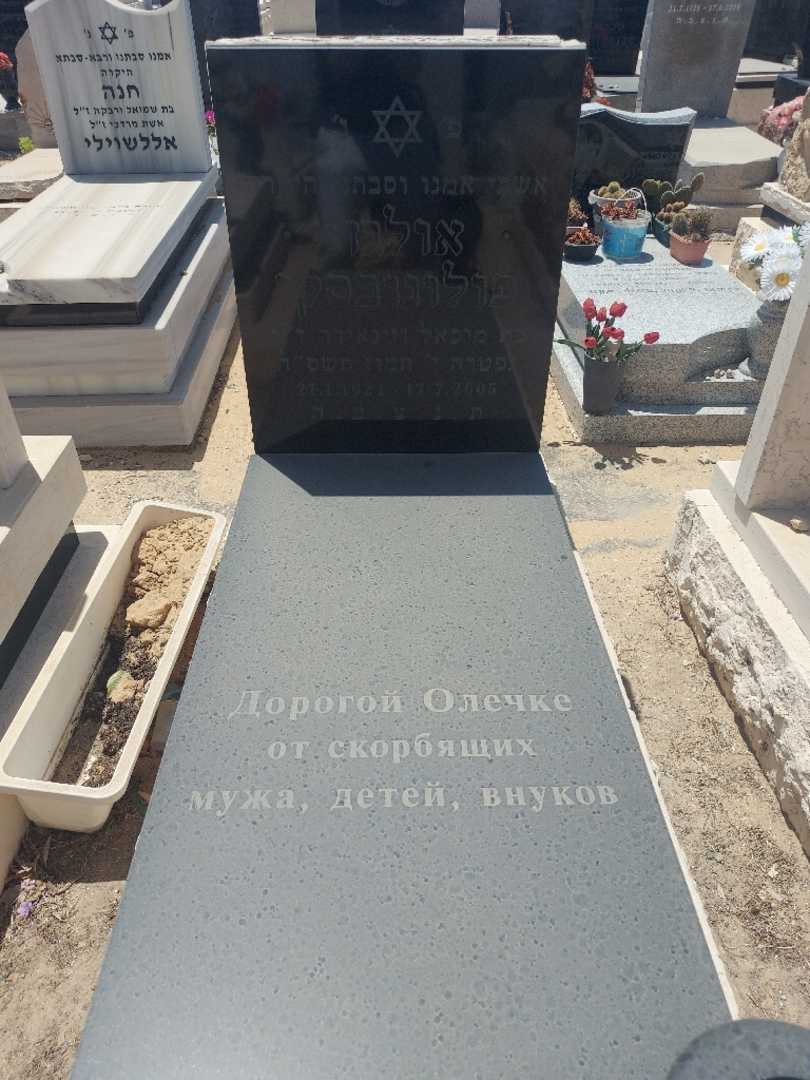 קברו של אולגה פולונובסקי