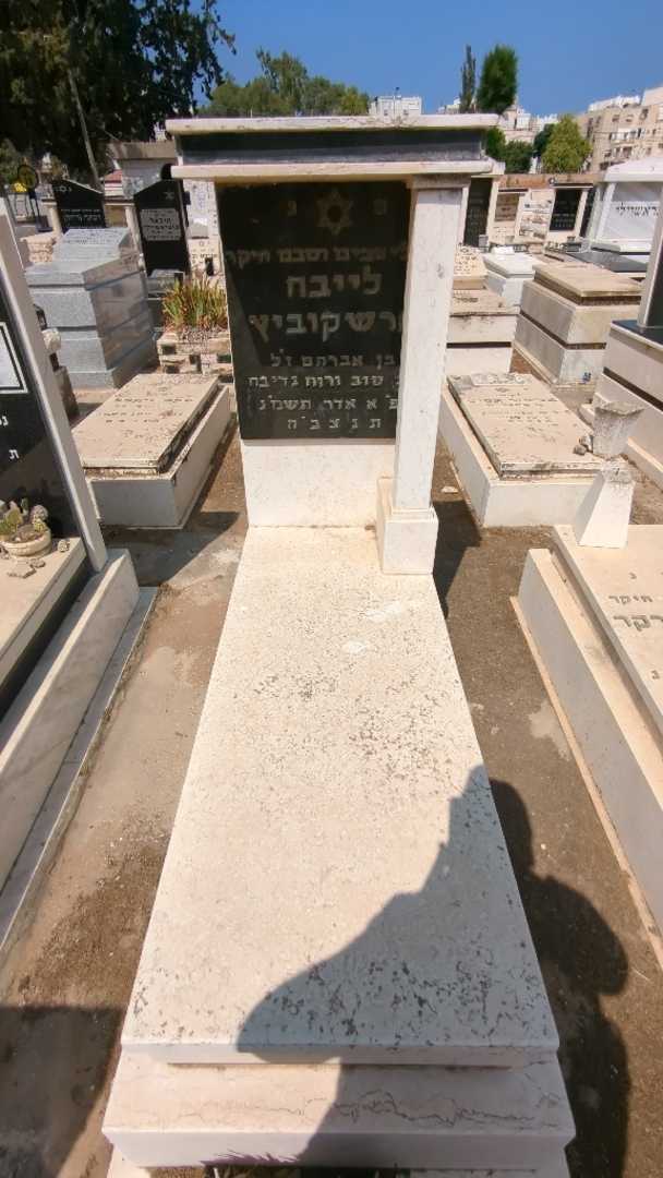 קברו של ליבה הרשקוביץ. תמונה 2