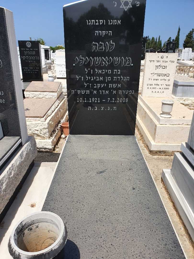 קברו של לובה מושיאשוילי