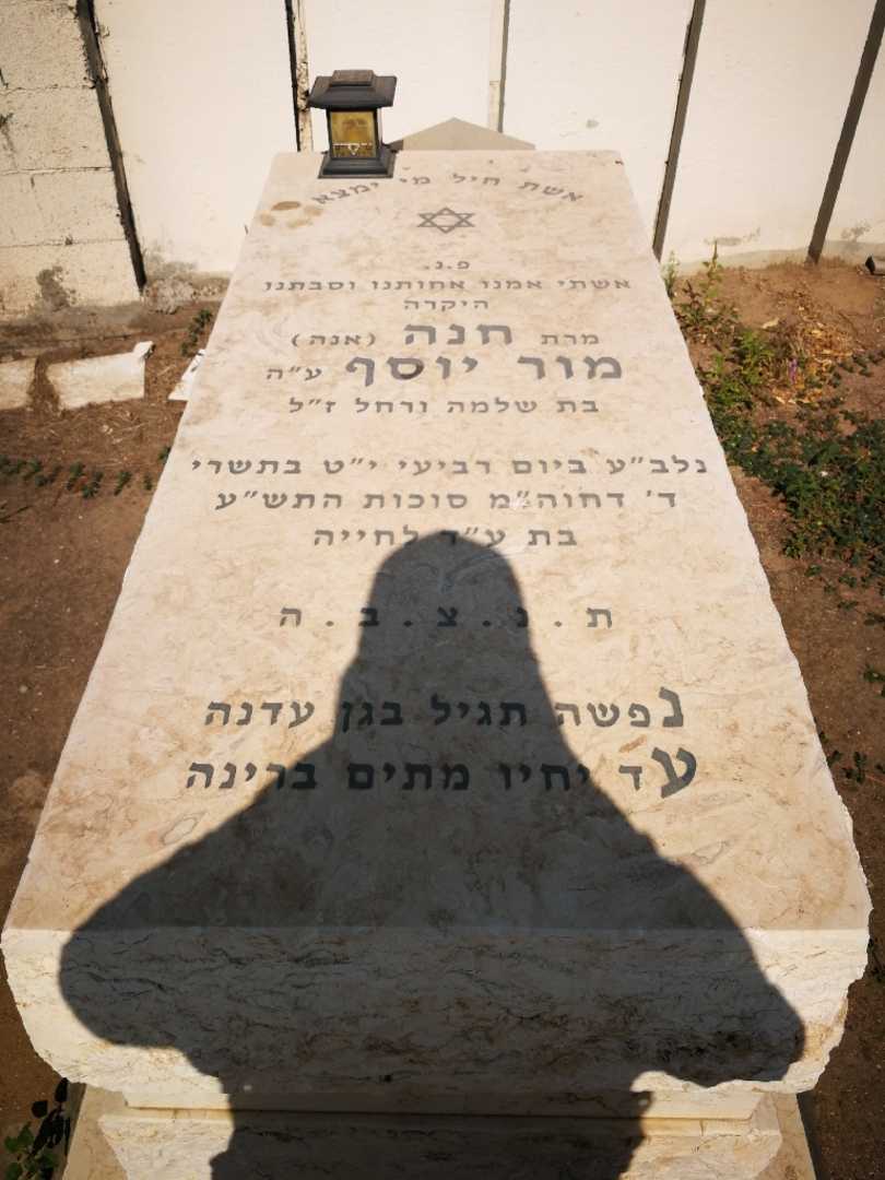 קברו של אנה "אנה" מור יוסף