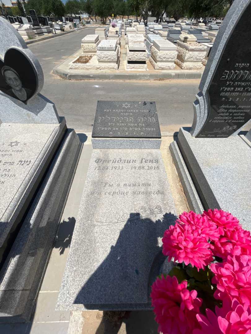 קברו של גניה פריידלין