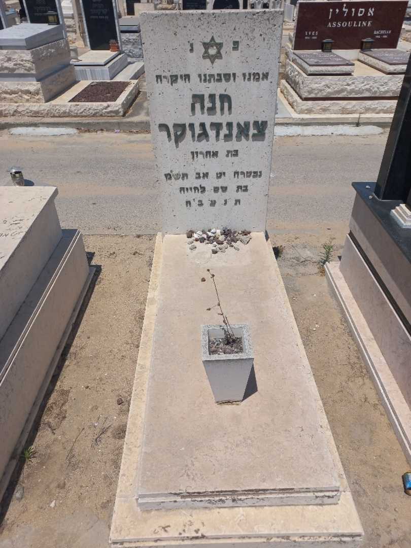 קברו של חנה צאנגאוקר
