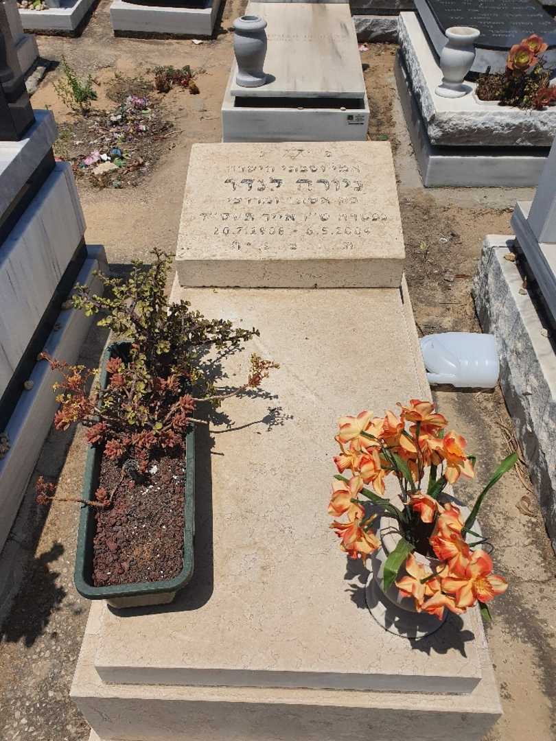 קברו של ניורה לנדר