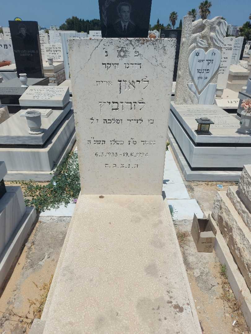 קברו של לאון "אריה" לזרוביץ