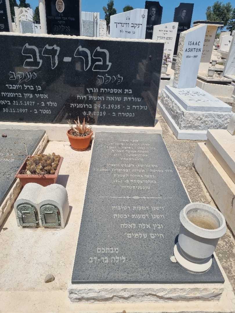 קברו של לילה בר-דב. תמונה 2