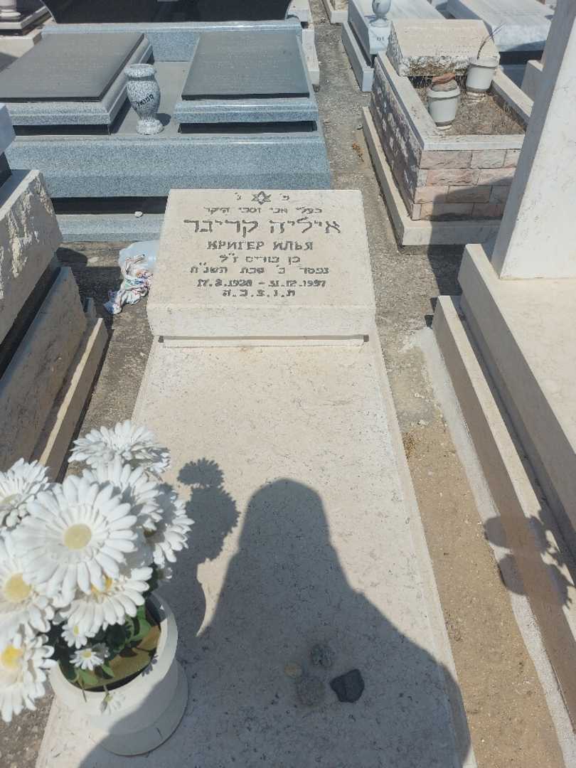 קברו של איליה קריגר