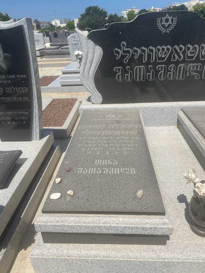 קברו של מיכלה "טינה" שטאשווילי. תמונה 2