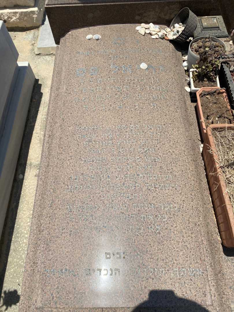 קברו של יחיאל פס. תמונה 2