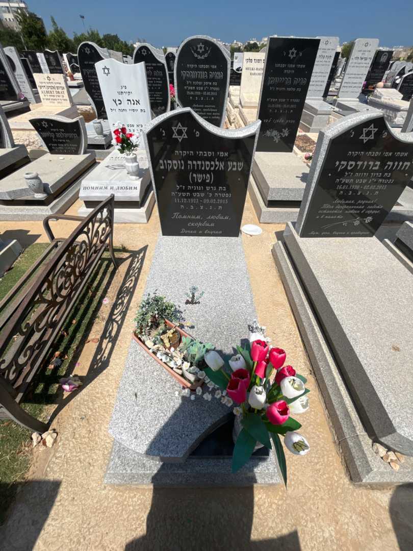 קברו של שבע אלכסנדרה נוסקוב