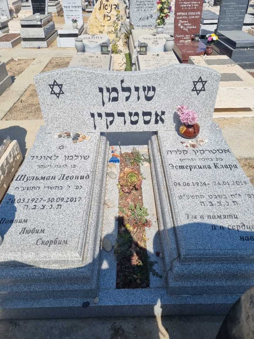 קברו של לאוניד שולמן. תמונה 1