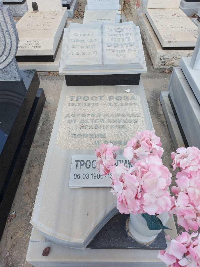 קברו של רוזה טרוסט. תמונה 1