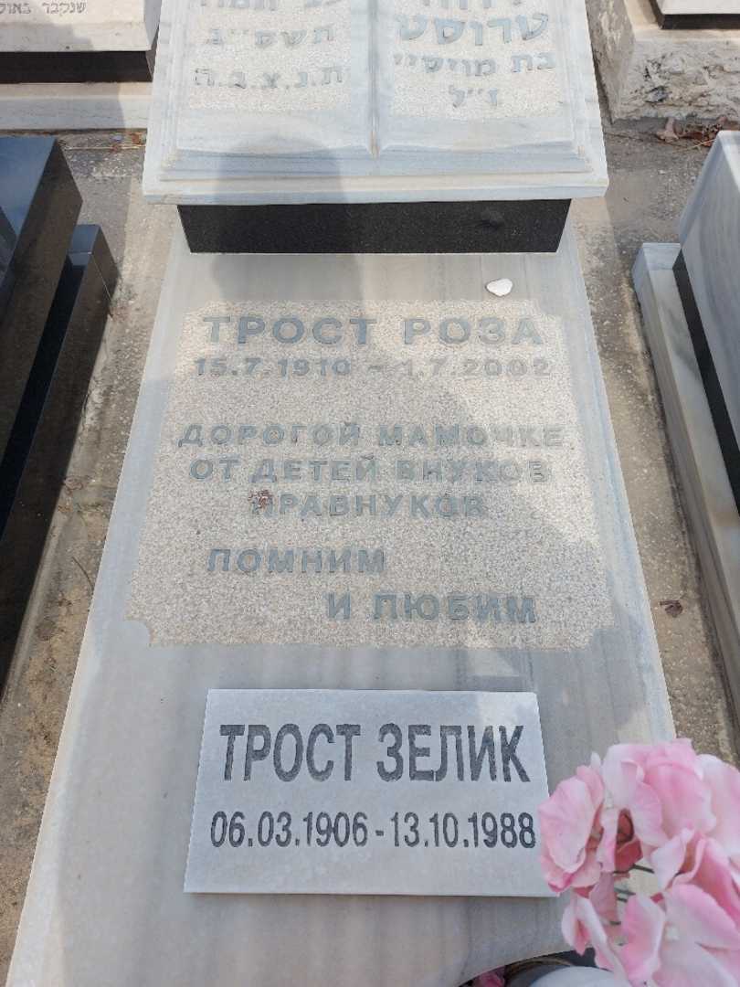 קברו של רוזה טרוסט. תמונה 2
