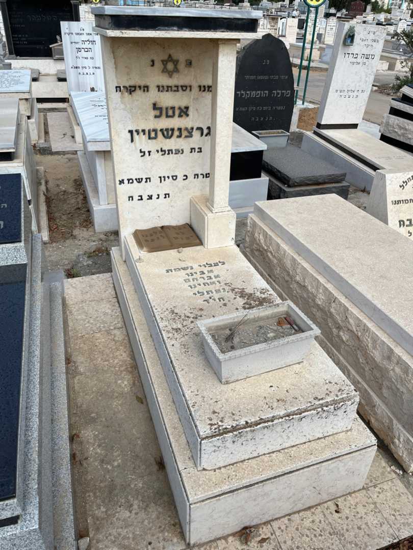 קברו של אטל גרדנשטיין