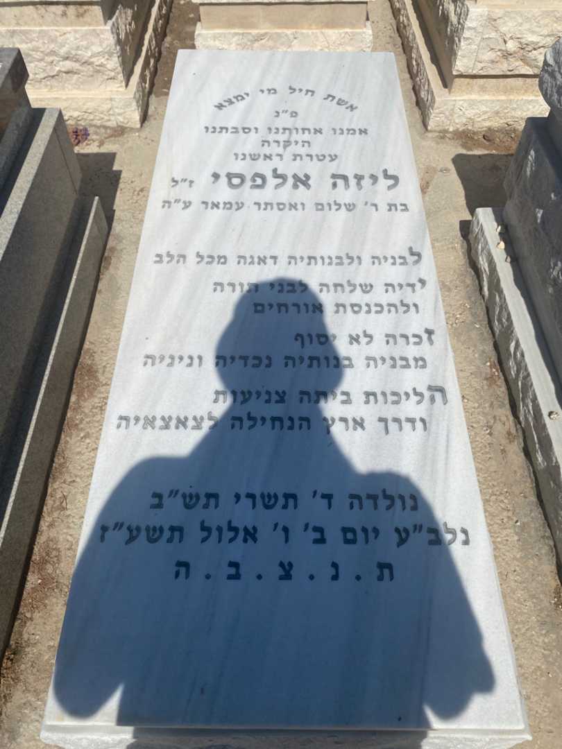 קברו של ליזה אלפסי