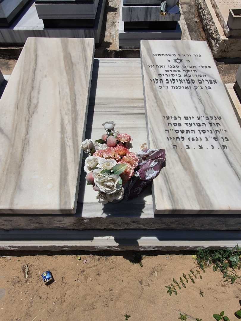 קברו של אפרים סמואילוב. תמונה 1