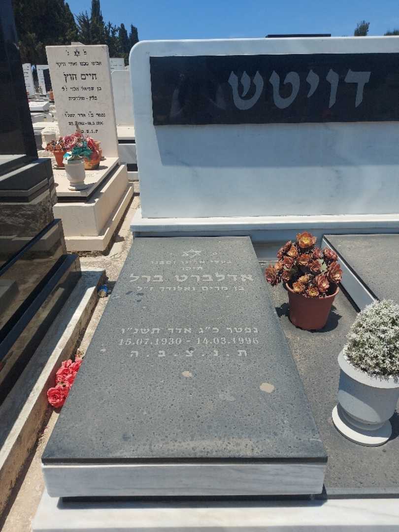 קברו של אדלברט דויטש. תמונה 1