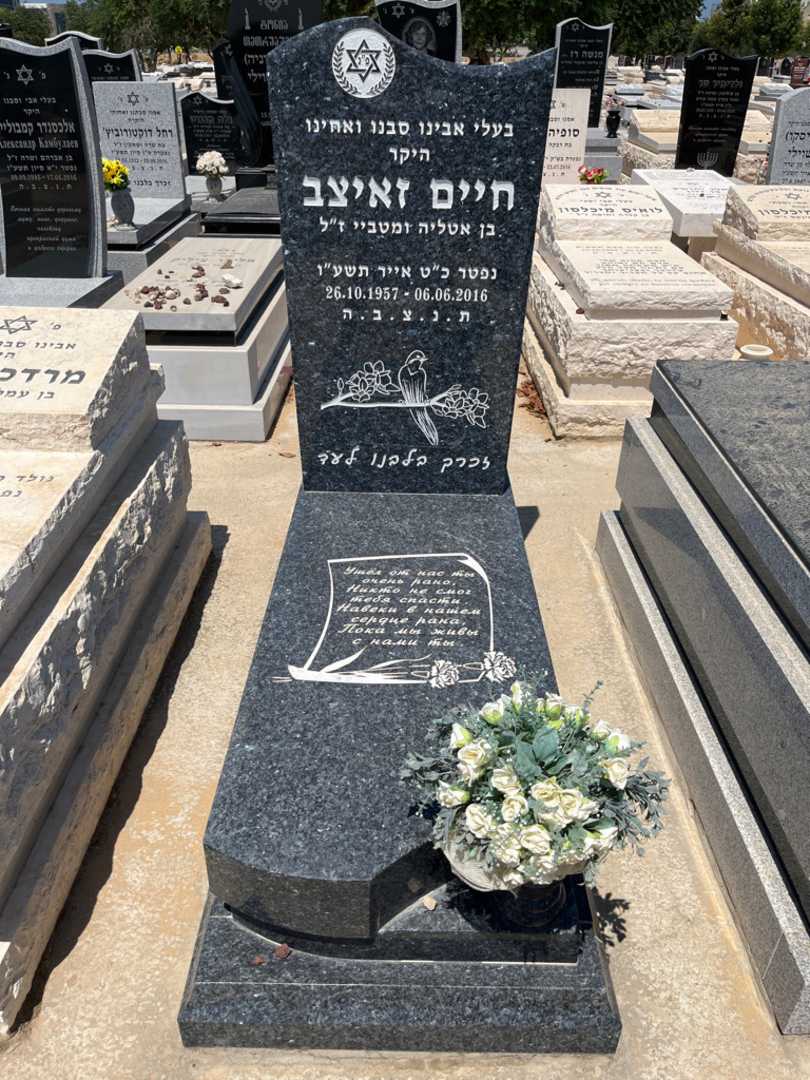 קברו של חיים זאיצב