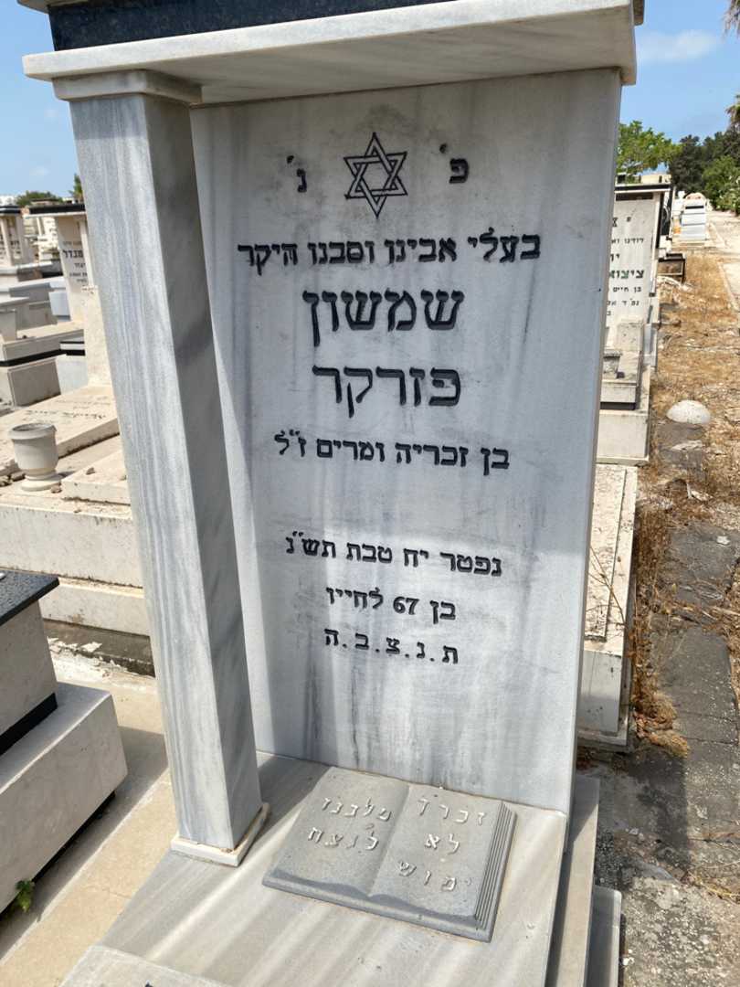 קברו של שמשון פזרקר. תמונה 2