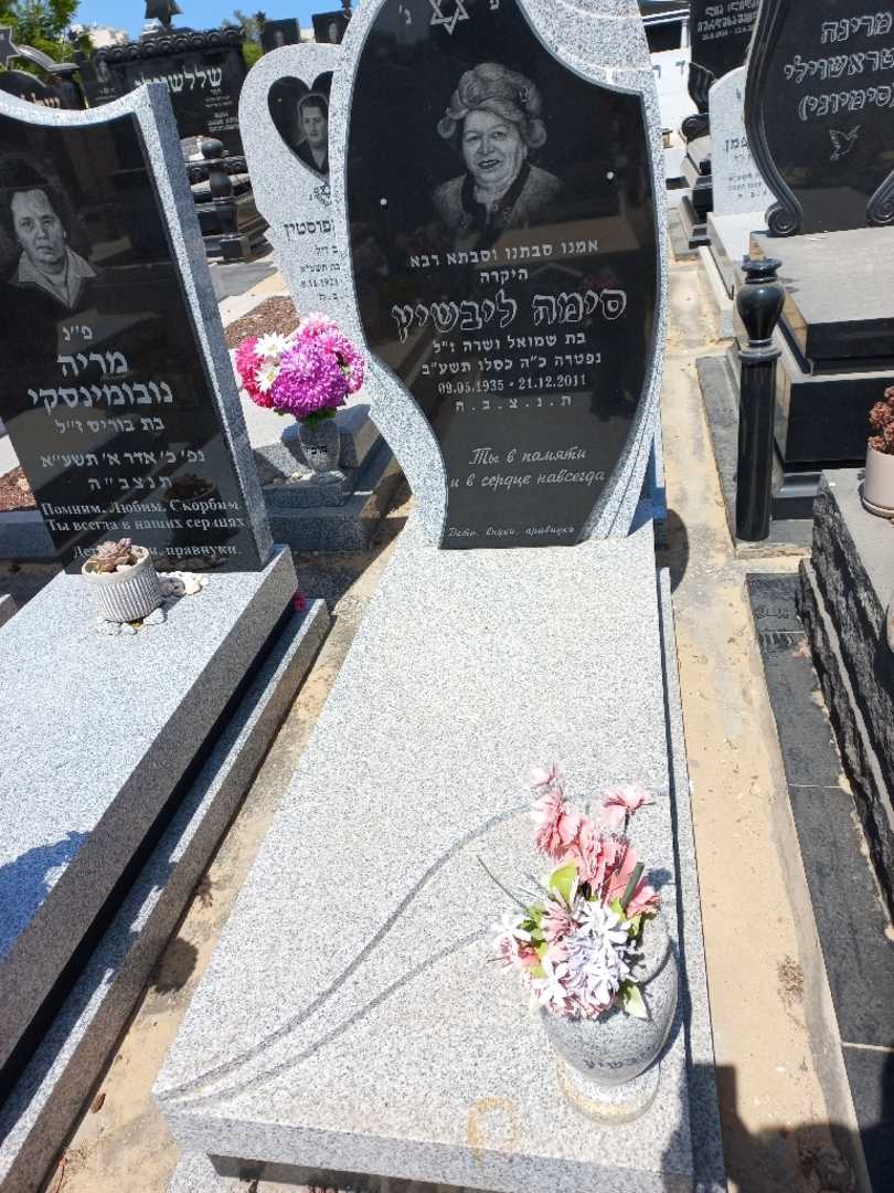 קברו של סימה ליבשיץ