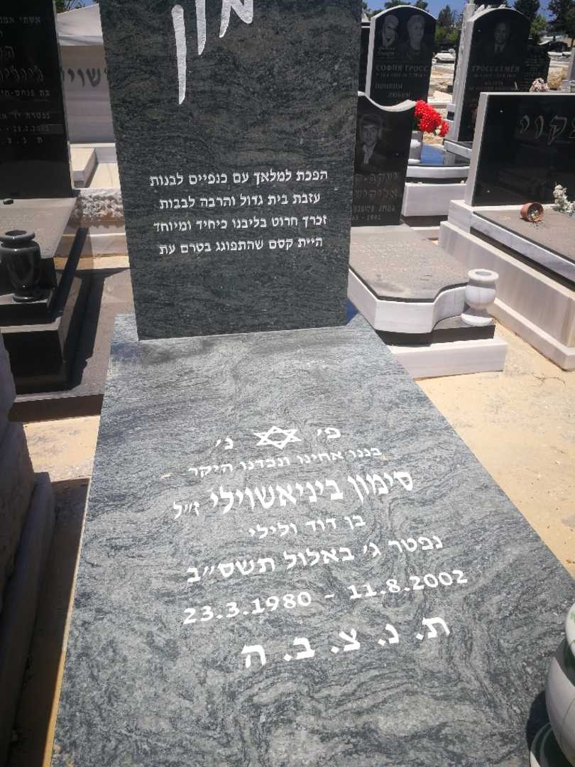 קברו של סימון בינאשוילי