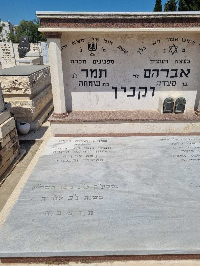 קברו של תמר וקנין. תמונה 2
