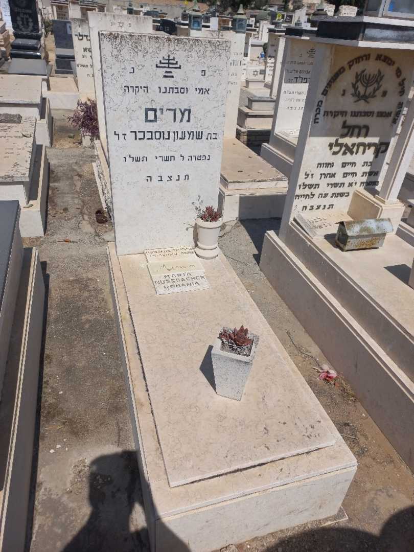 קברו של מרים נוסבכר