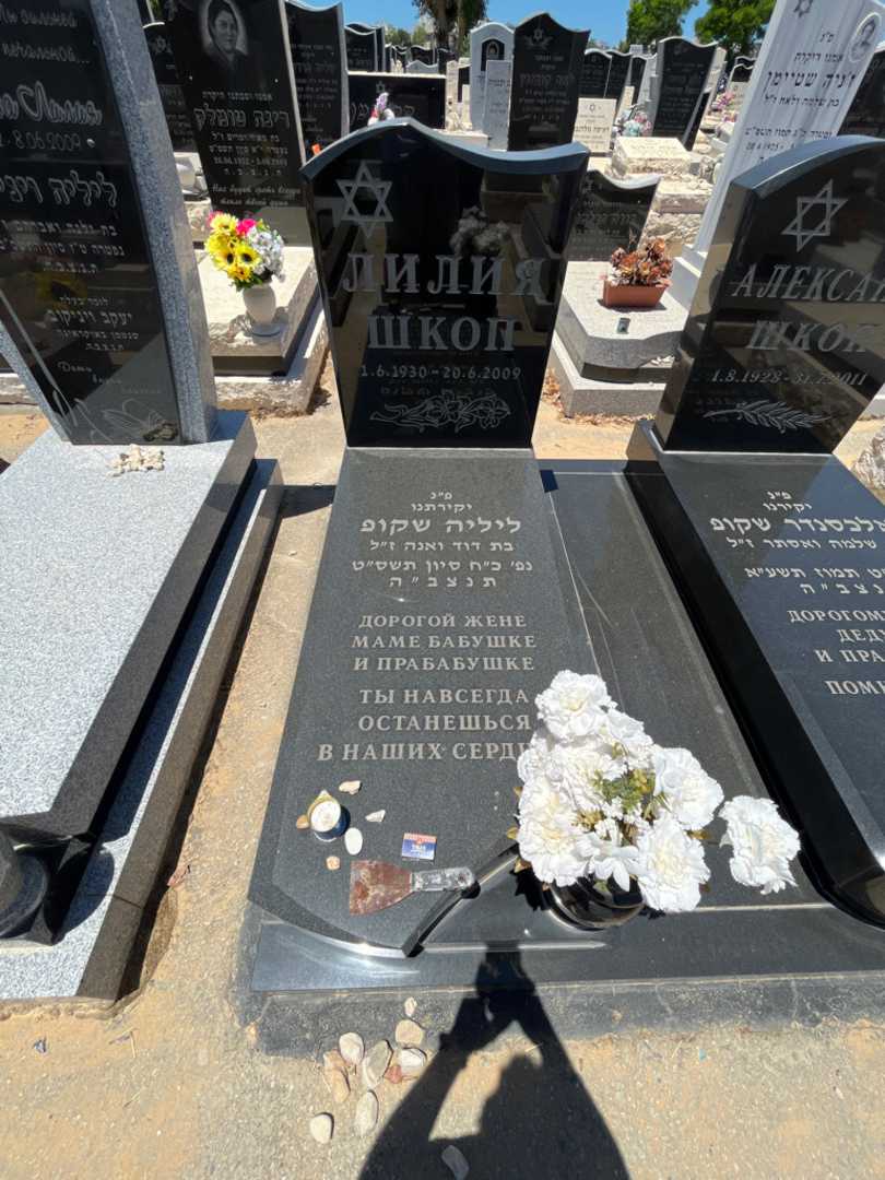 קברו של ליליה שקופ. תמונה 1