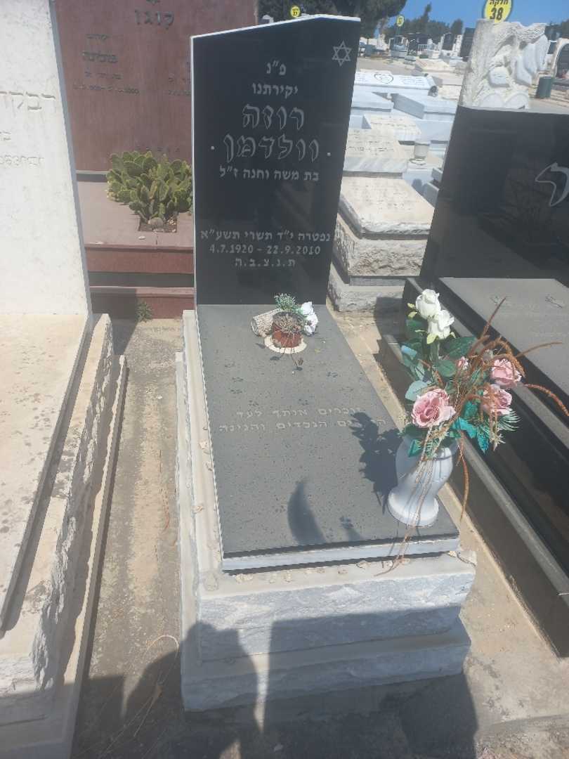 קברו של רוזה וולדמן