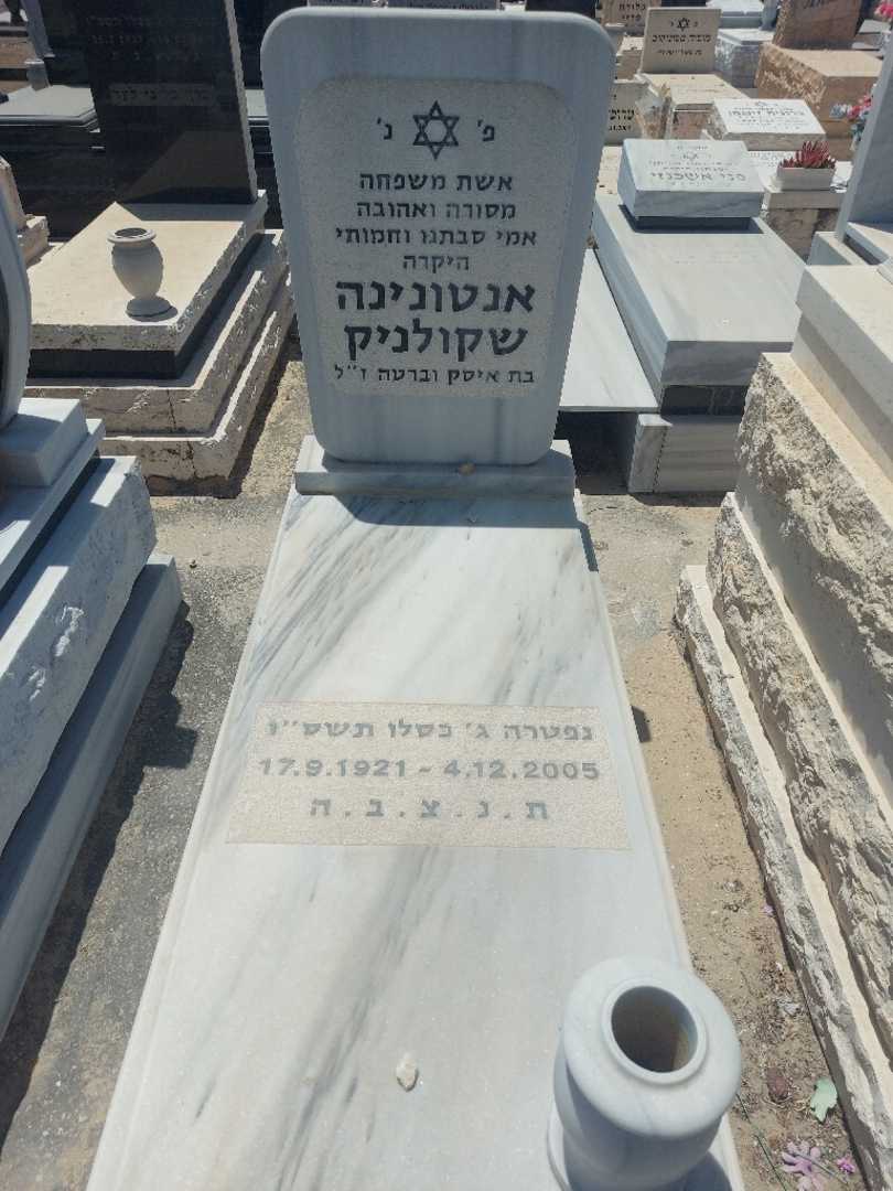 קברו של אנטונינה שקולניק