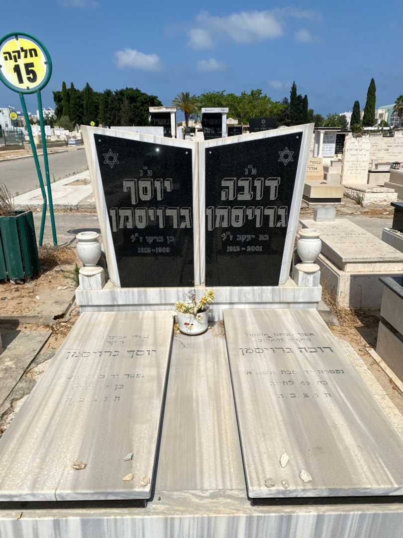 קברו של יוסף גרויסמן. תמונה 1