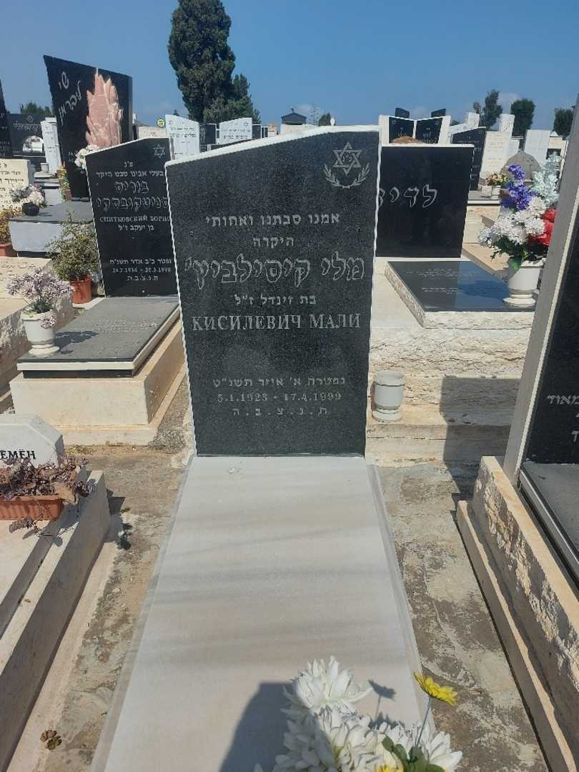 קברו של מלי קיסילביץ