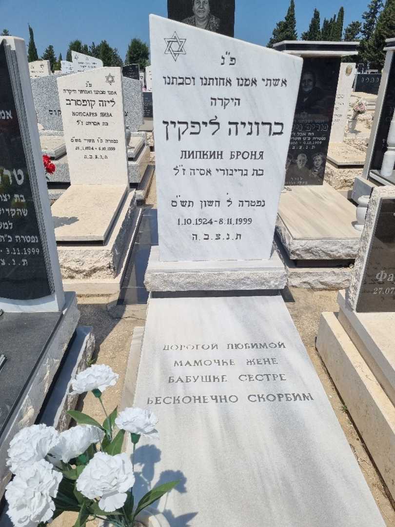 קברו של ברוניה ליפקין
