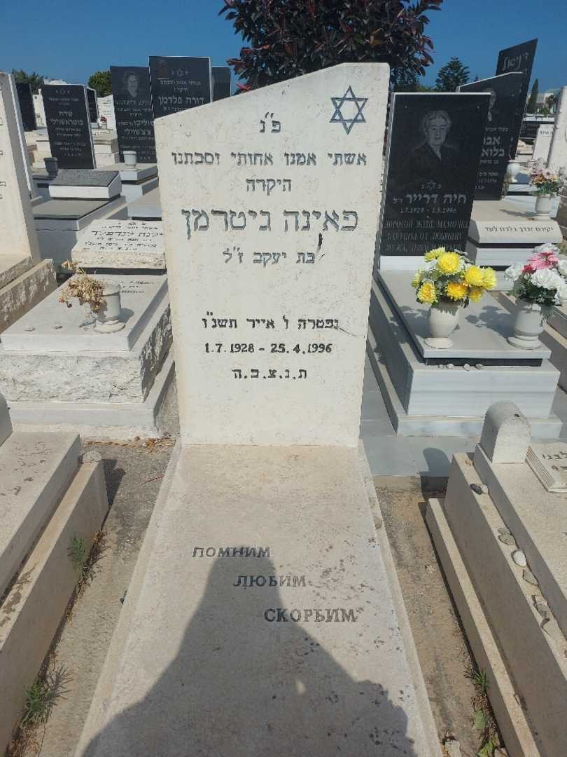 קברו של פאינה גוטרמן