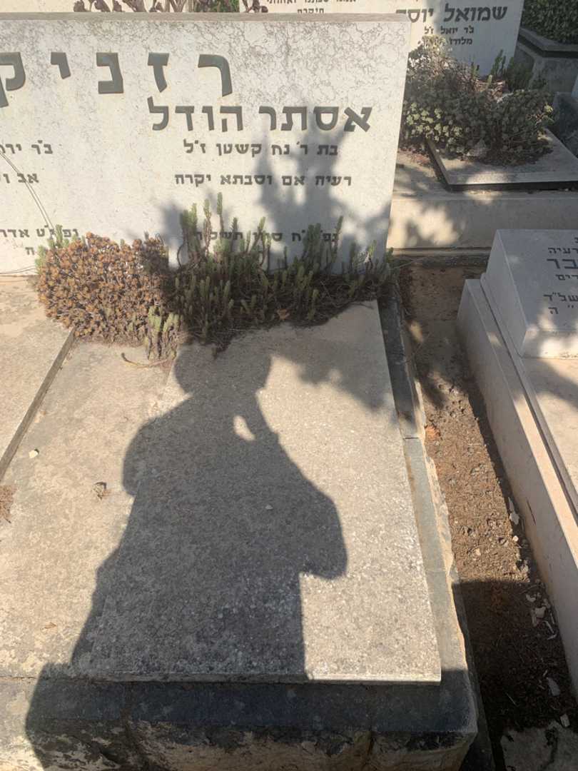 קברו של אסתר הודל רזניק. תמונה 1