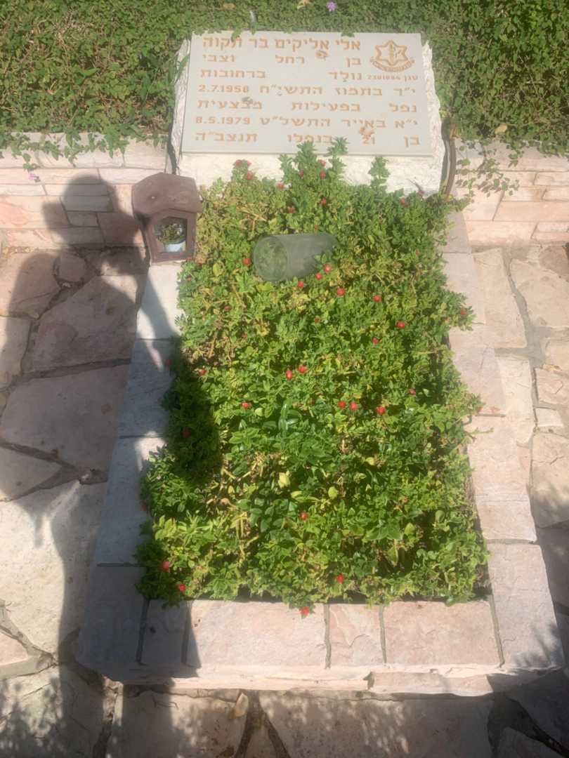 קברו של אלי אליקים בר תקוה