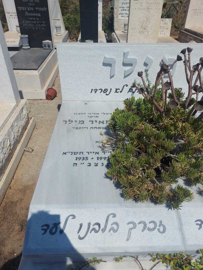 קברו של מאיר מילר. תמונה 1
